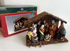 Vintage nativity scene - vintage,