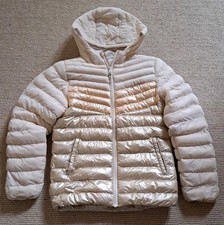 Girls Cream Mountain Warehouse Puffer Coat Age 11-12