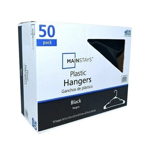 Plastic clothes hangers 50 - plastic,