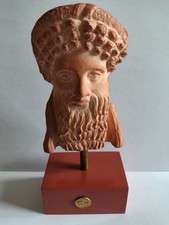 TAP Mounted Terracotta Bust Of Greek God Hermes
