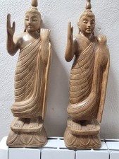 Handmade Solid Wood Statues of