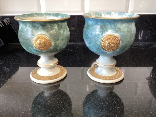 Pair vintage conwy pottery - vintage,
