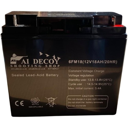 12v rechargeable battery 18ah - battery,