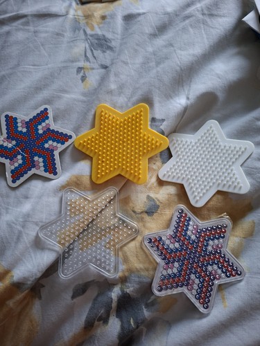 Hama bead small star - 4x,