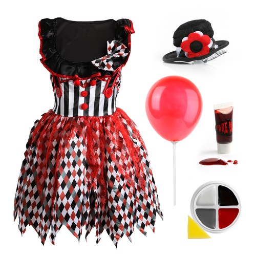 Ladies scary clown halloween - ladies,
