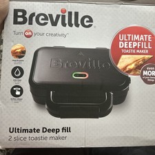 Breville VST082 Ultimate Deep Fill Toastie Maker - Black
