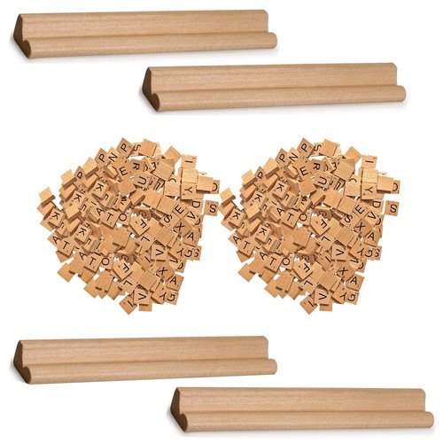 200pcs wodden alphabet number - 200pcs,