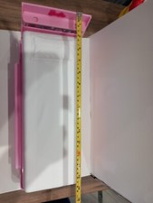 Barbie Pink Trundle Bed White pillow & bedding. Bookshelf built-In. RARE