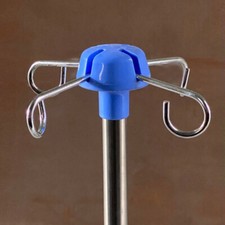 1Pc Hook Infusion Stand Clinic Iv Bag Rack Hanging Pole Hanger Drip Holder