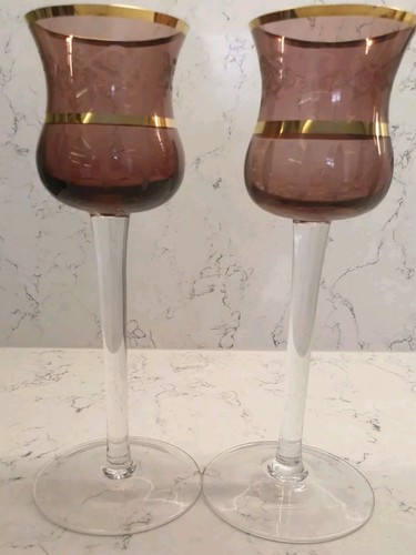 Candle holders pair tall - candle,