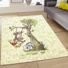 Winnie the Pooh and Friends Rug Cute Cartoon Carpet for Nursery or Kids