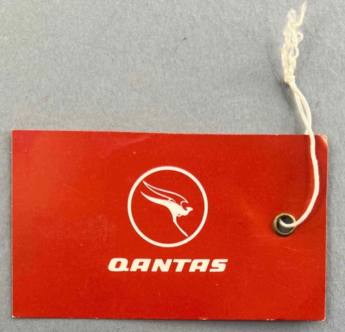 Qantas vintage airline bag - bag, tag