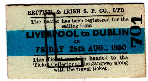 Steamer ferry ticket - steamer,