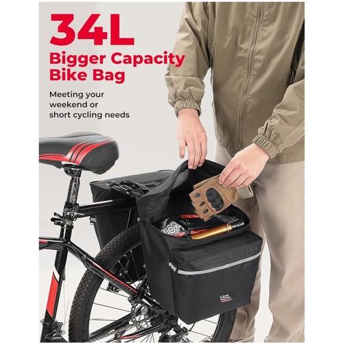 Waterproof bike panniers - bike,