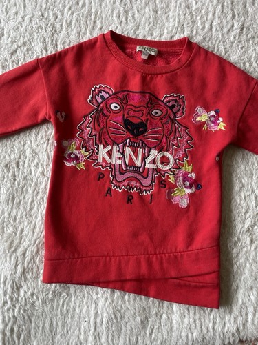 Kenzo girl pink embroidered - girl's,