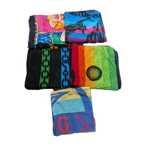 Vintage beach towel bundle - beach,