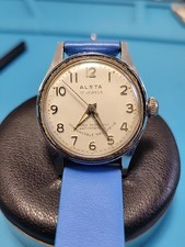 Alsta Ladies Watch. Vintage Mechanical  17 Jewels, Unbreakable Mainspring.