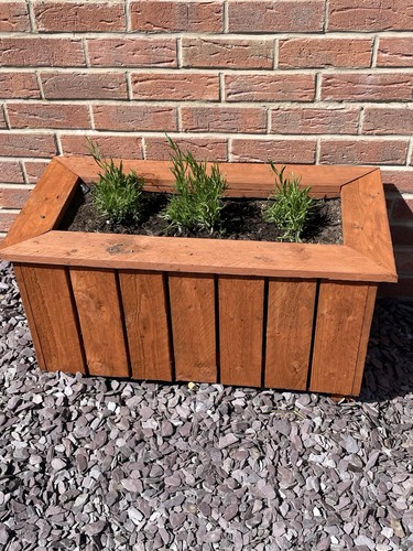 Wooden planter box - wooden,