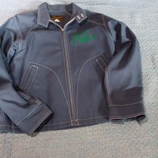 Cushman Navy Zip Up Jacket
