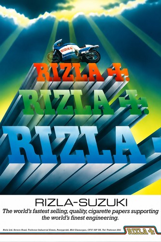 Rizla suzuki racing poster - suzuki,
