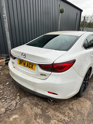 Mazda 2014 white - mazda, bumper