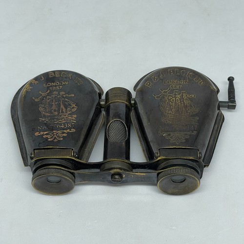 Nautical brass binocular - brass,
