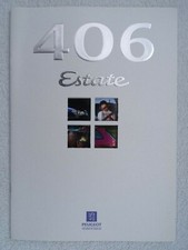 Peugeot 406 Estate Brochure 1997: L, LX, GLX, EXECUTIVE, V6. 7-Seater. 25 pages.