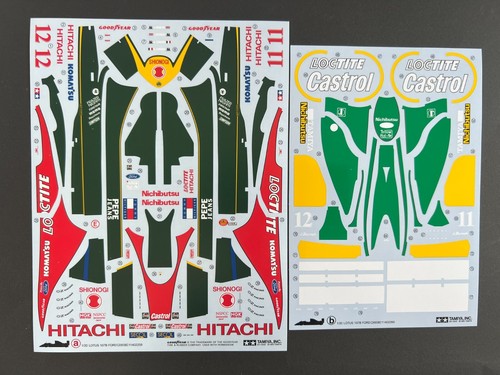 Tamiya decals for1 - decals, for1/20
