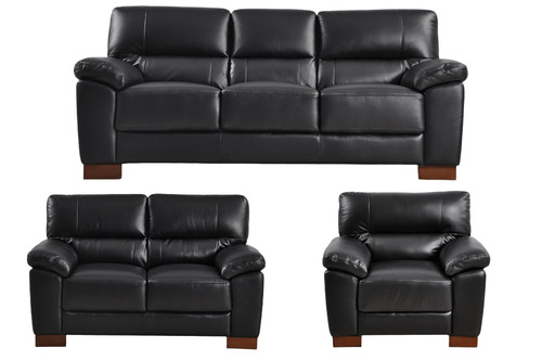 Genuine leather sofa - genuine,