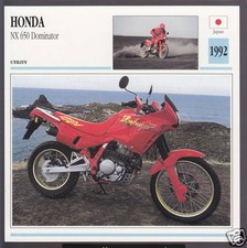 1992 Honda NX 650cc Dominator