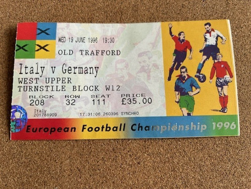 Euro 1996 italy germany - italy, v