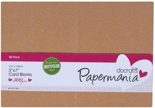 Papermania 5x7 recycled - x,
