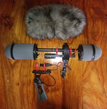 Rode NTG-5 shotgun mic Location Recording Kit + Rycote Blimp + Windjammer VGC+ 