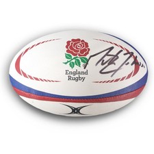 Martin Johnson Signed England