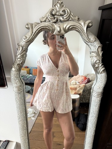 Pink playsuit size small - size,