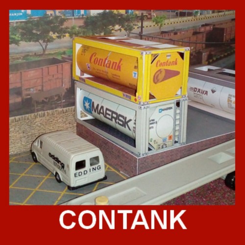 Gauge 120 iso tank - 1:120,