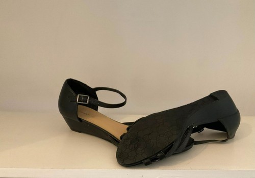 George black strappy - low, wedge