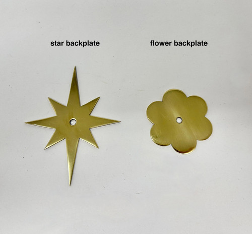 Star flower backplate - star, /