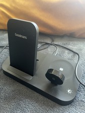 4 in 1 Alarm Clock + Wireless Android Charger Charging Station Phone Watch