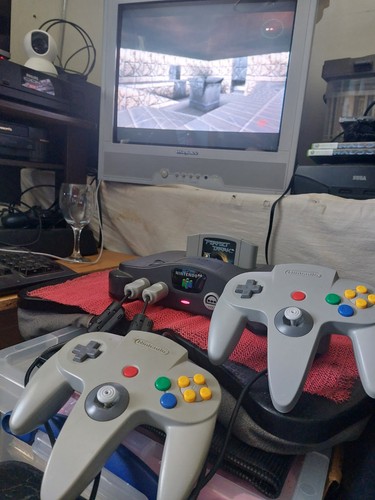 Nintendo n64 console with - n64,