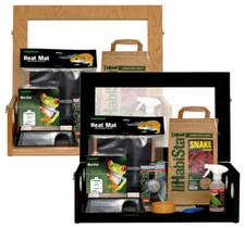 HabiStat Hatchling Snake Complete Starter Kit Oak Black Terrainium Reptile House