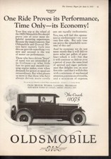 Vintage advertising print auto