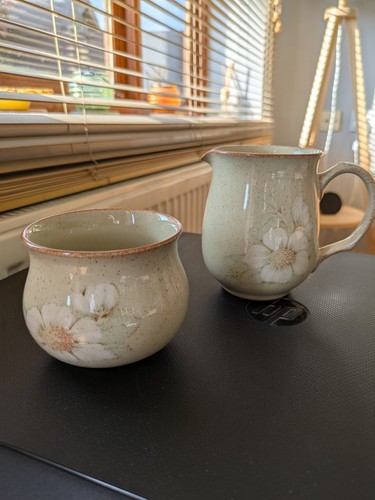 Denby daybreak sugar - sugar, bowl