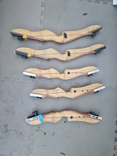 5 x recurve wooden risers