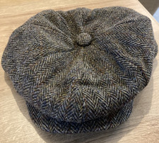 Harris Tweed Men’s Vintage Cap By Heather XL 62cm Peaky Blinders