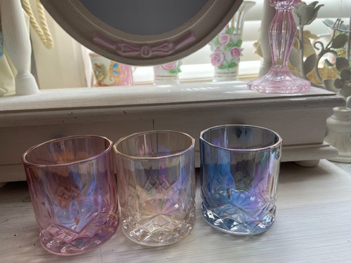Set glass tealight candle - set,