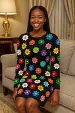 50 mini multicolor fabric Flower Craft rose Handmade sewing DIY applique rosette