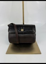 Fendi shoulder bag leather brown 104
