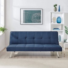 Navy Blue Sofa Bed 3 Seater