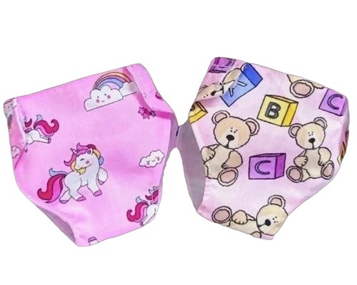 New dolls nappies - new,